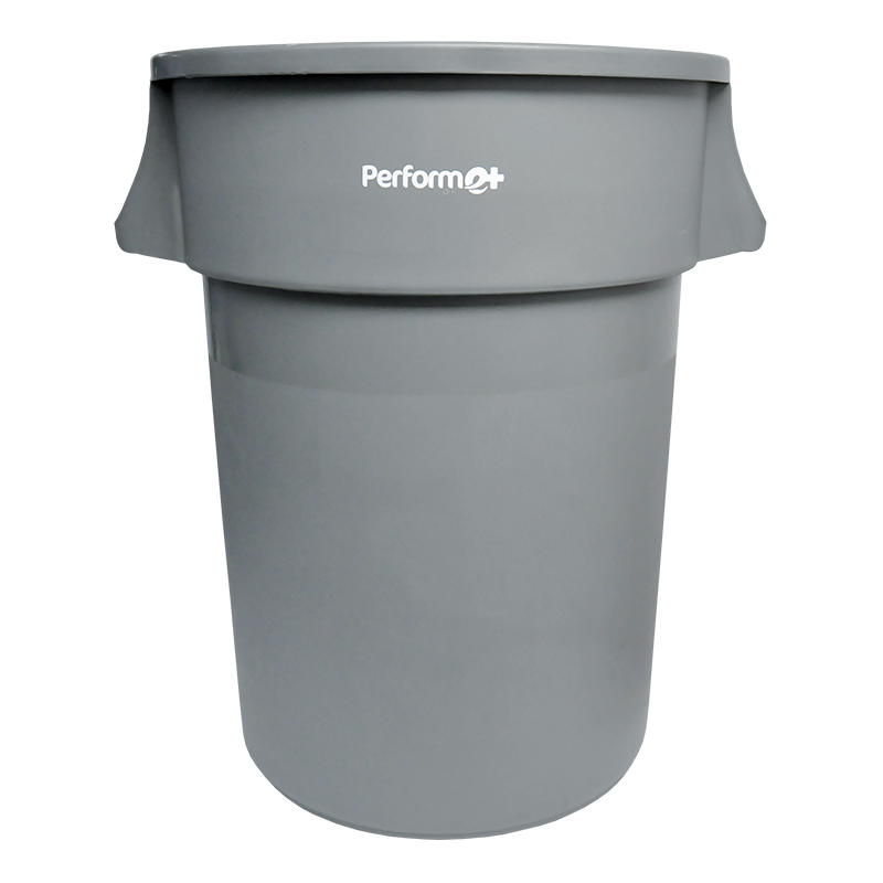  Poubelle ronde Performe 44 gal grise
