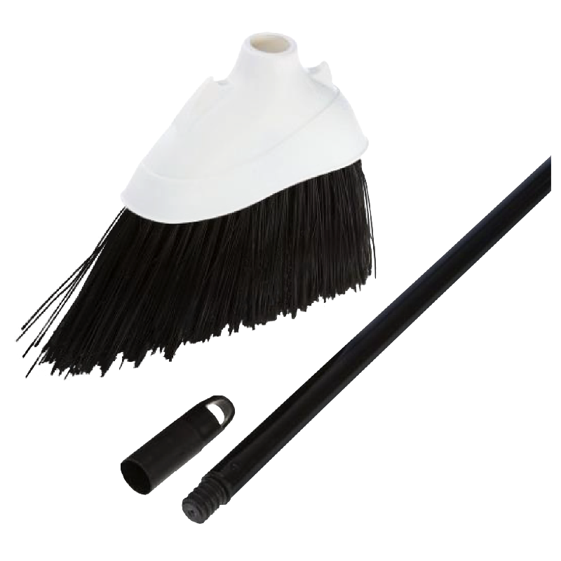 Petit balai d'entrée à angle avec manche - 32 po
