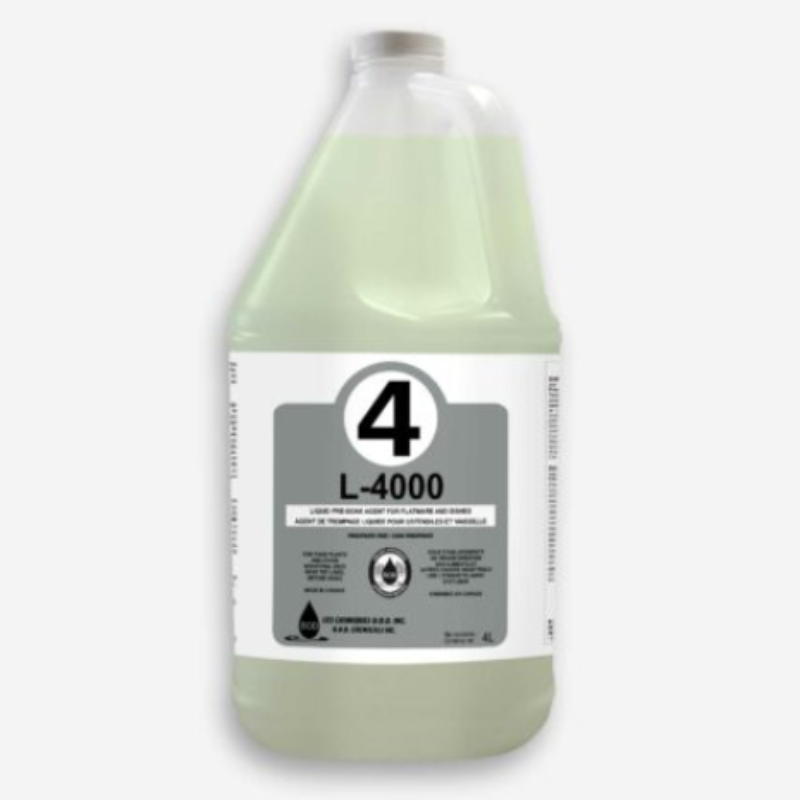 L-4000 – Détergent Chloré pour Trempage Avant Lavage