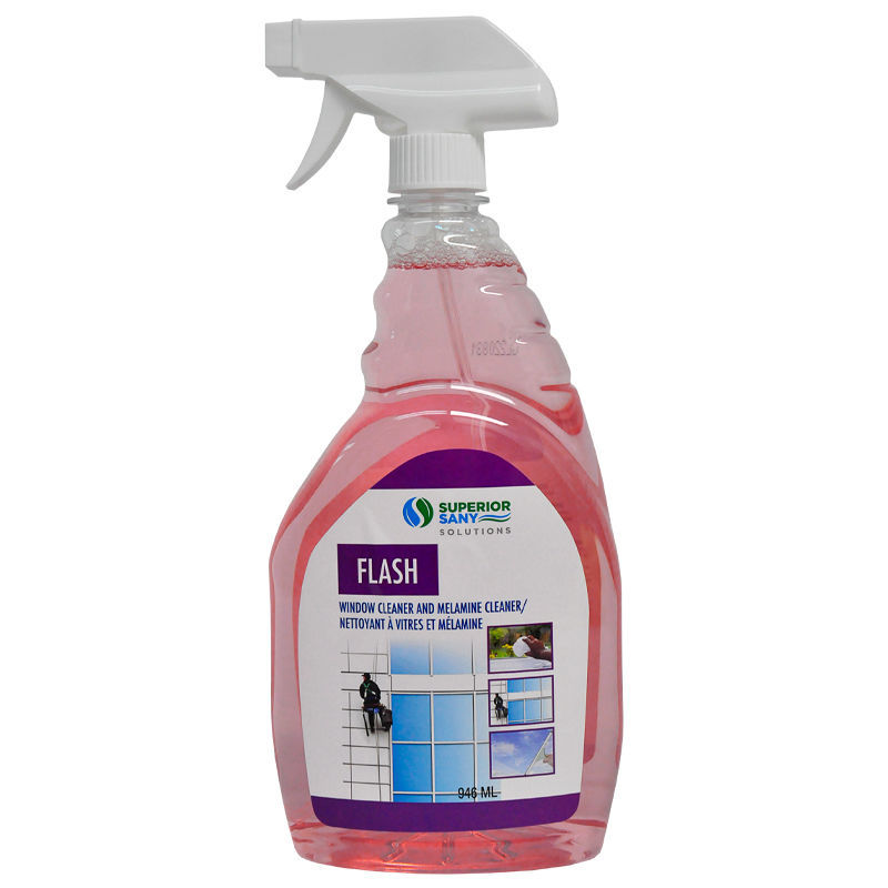 Flash – Nettoyant à Vitres Pro Antitraces 946 mL