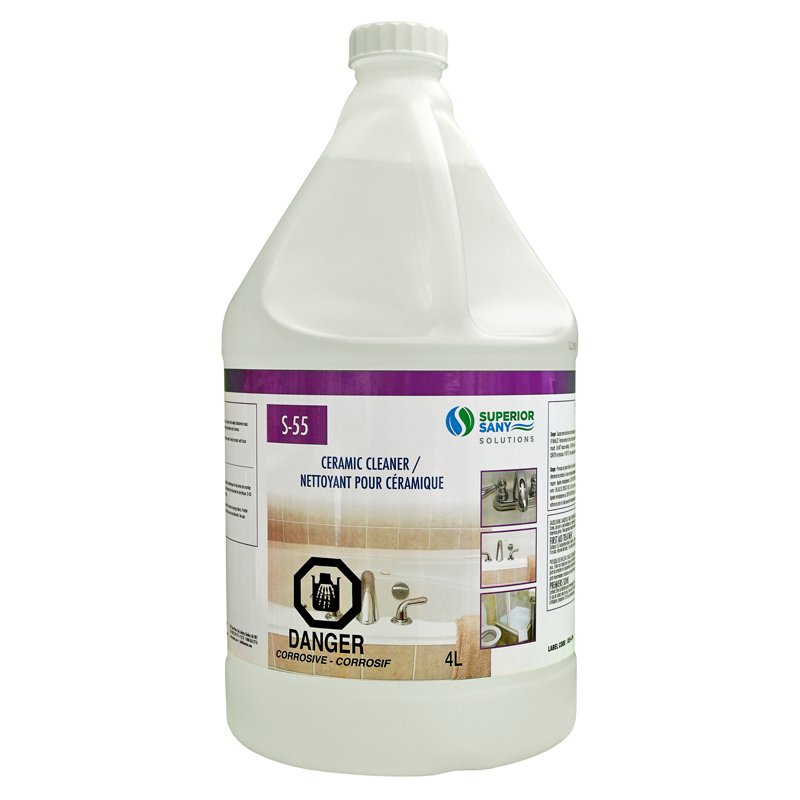 S-55 – Nettoyant pour Céramique et Pierre 4 L