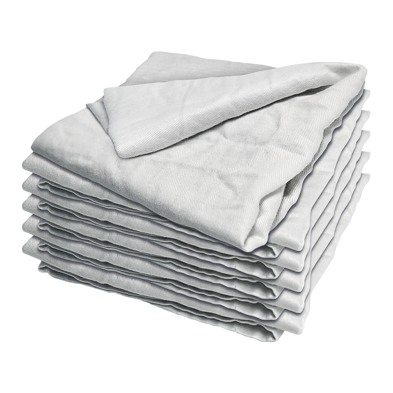 Chiffons draps de coton blanc - 25 lbs