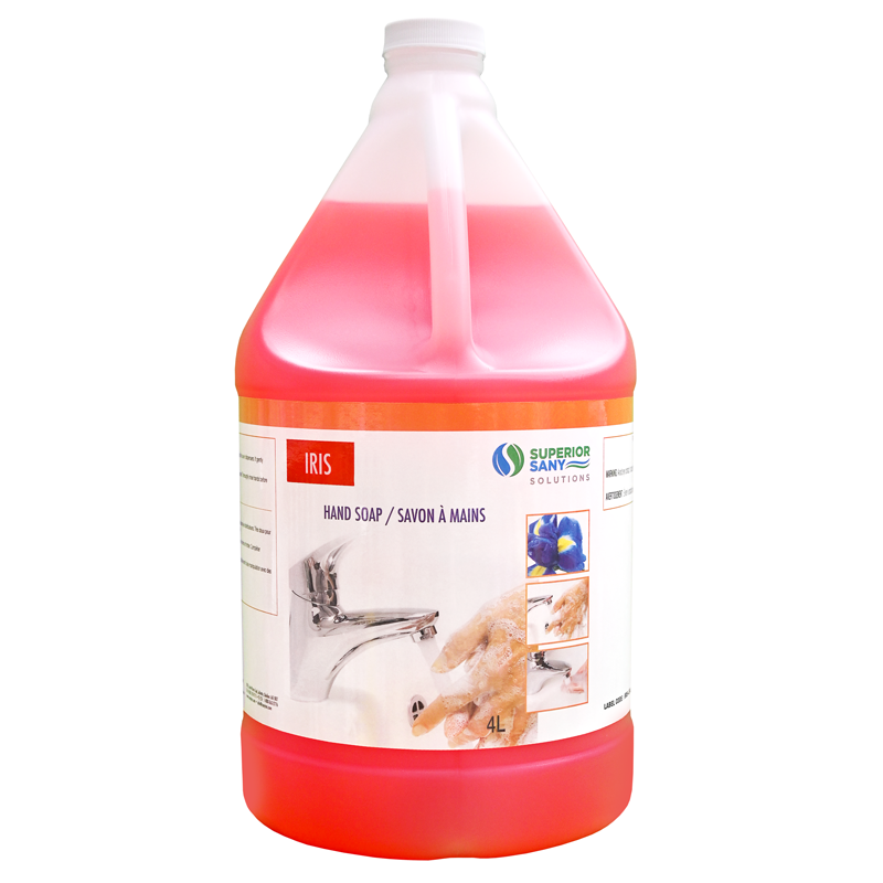 IRIS – Savon à mains gel parfum floral 4 L