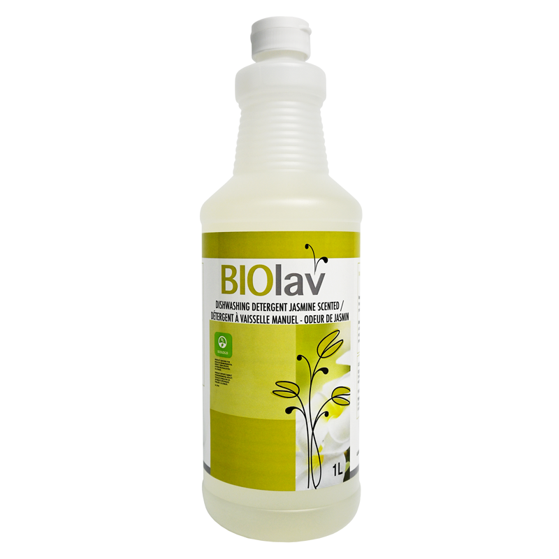 BIOLAV – Savon à vaisselle moussant jasmin 1 L ÉcoLogo