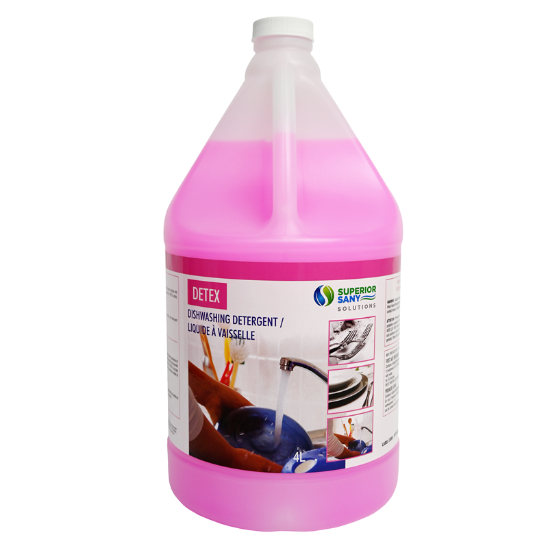 DETEX – Savon à vaisselle concentré parfumé 4 L