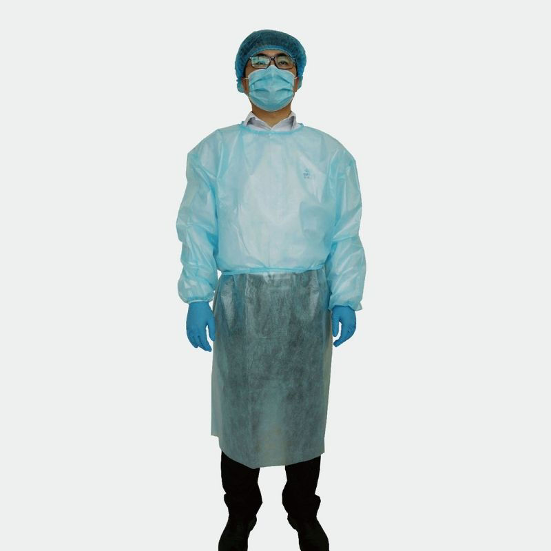 Blouse d'isolement blanche