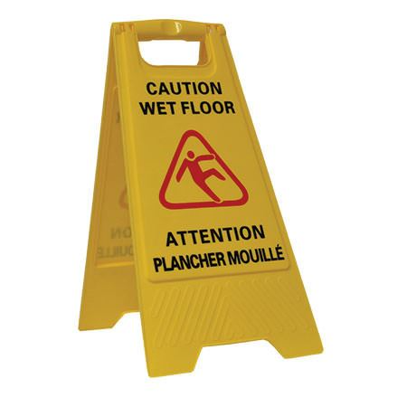 Panneau plancher mouillé