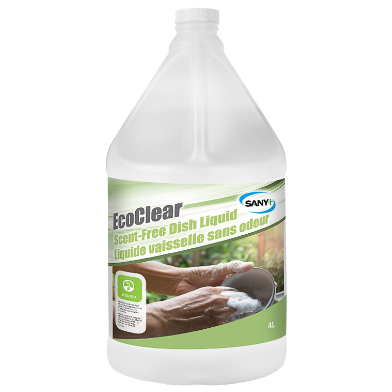 GLK-908 – Savon à vaisselle ECOCLEAR 4 L sans odeur ni colorant