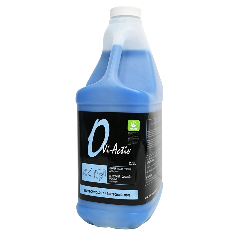 OVI-ACTIV – Éliminateur d’odeurs biologique avec doseur portatif 2.5 L