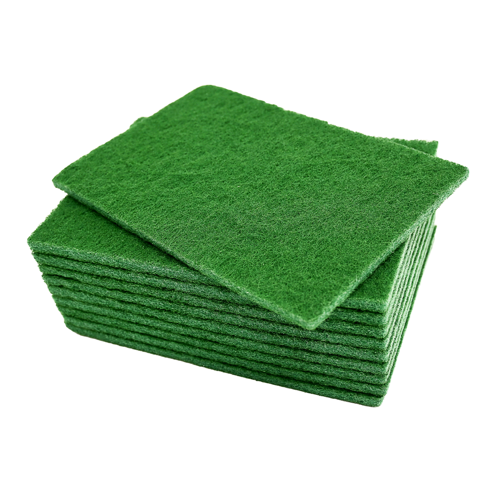 Tampons à récurer vert - 6'' x 9''