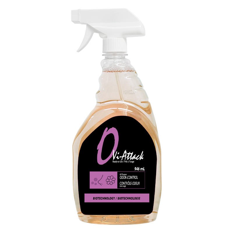 OVI-ATTACK – Produit biologique anti-odeurs rapide et efficace
