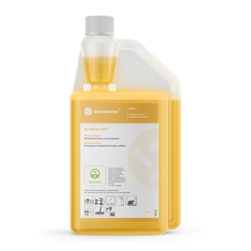 Nu-Kleen All – Nettoyant enzymatique biotechnologique multi-surfaces