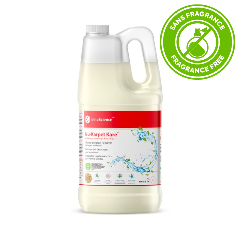 Nu-Karpet Kare – Nettoyant biotechnologique complet pour tapis et tissus