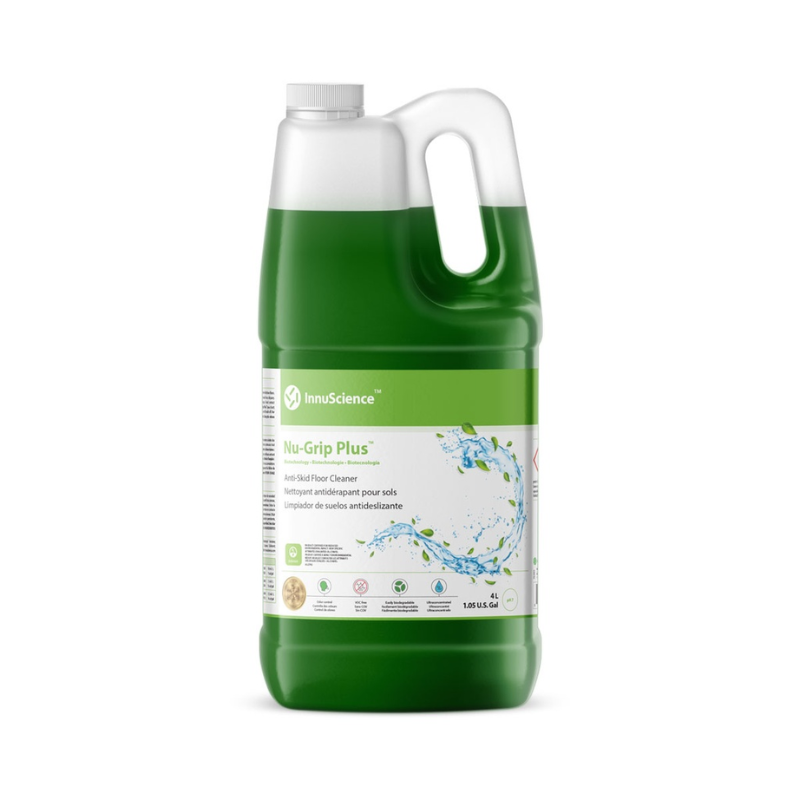 Nu-Grip Plus – Dégraissant biotechnologique sûr et antidérapant pour sols