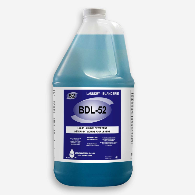 BDL-52 – Détergent liquide neutre pour lessive efficace