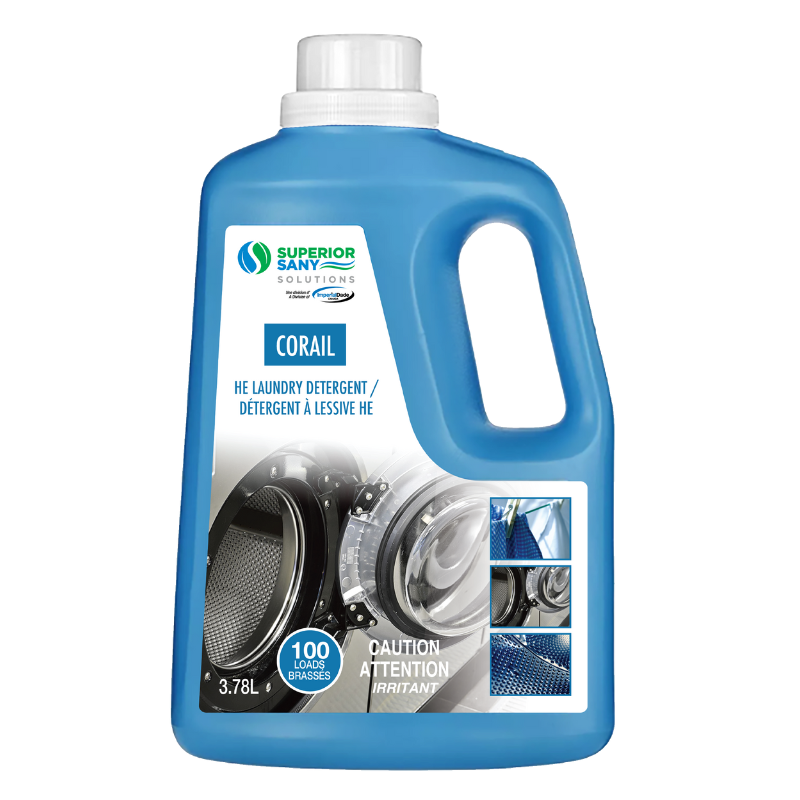CORAIL – Détergent lessive liquide doux sans phosphate 4 L