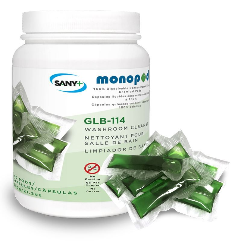 Monopod GLB-114 – Capsules nettoyant salle de bain concentré