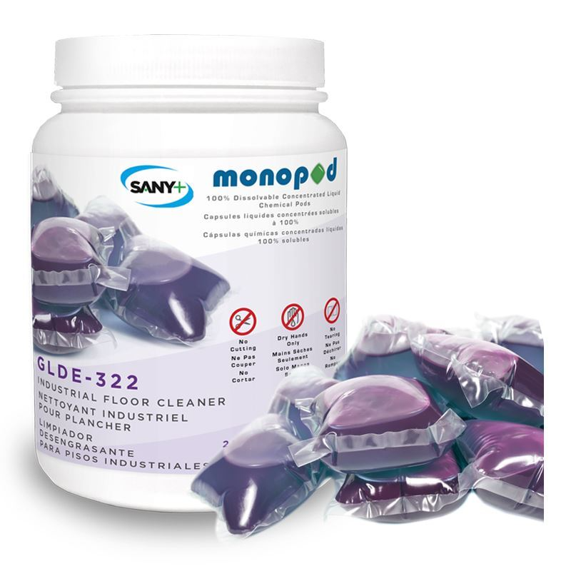 Monopod GLDE-322 – Capsule nettoyant industriel exfoliant pour plancher
