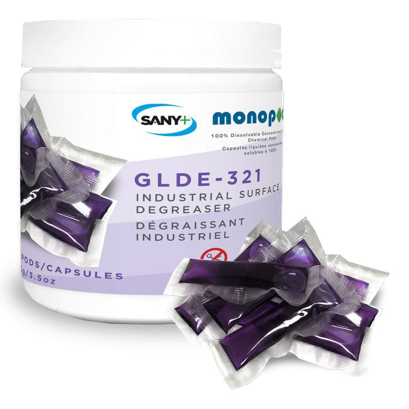 Monopod GLDE-321 – Dégraissant industriel en capsule (25 unités)