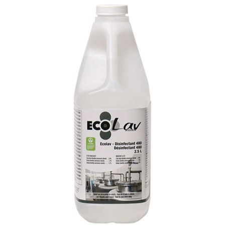 ECO480C – Désinfectant 480 Ecolav sans phosphate, ÉcoLogo
