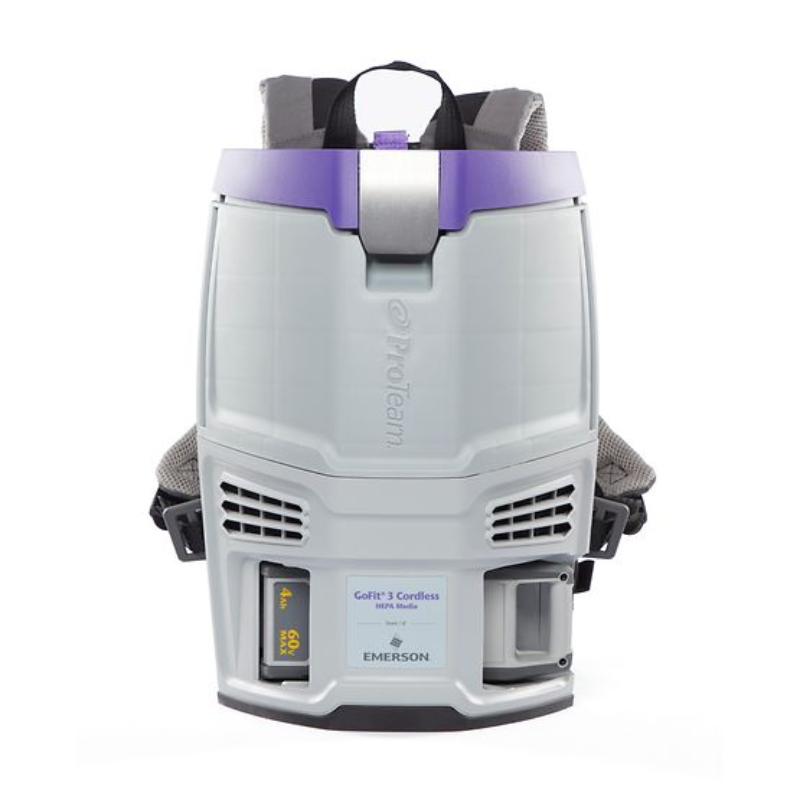 ProTeam GoFit 3 Sans Fil – Aspirateur dorsal compact Xover (2 pièces)
