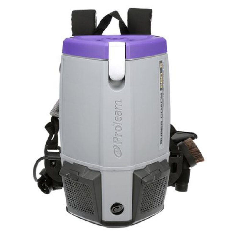ProTeam Super Coach Pro 6 – Aspirateur dorsal avec accessoires