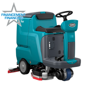 Tennant – Récureuse autoportée compacte T681 pour nettoyage efficace