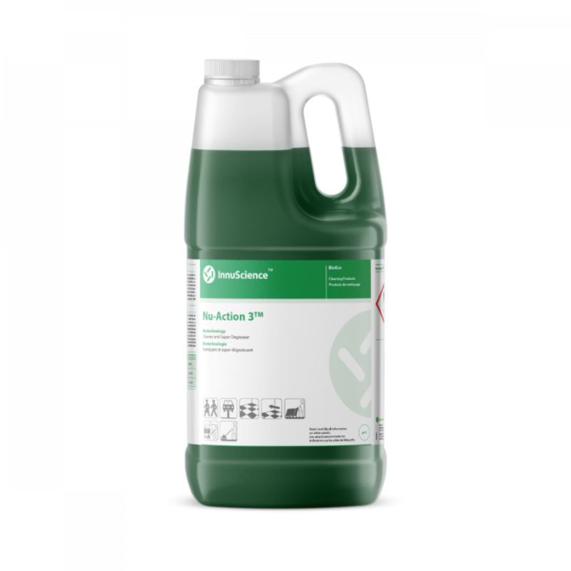 Nu-Action 3 - Nettoyant et dégraissant biotechnologique - 900 ml