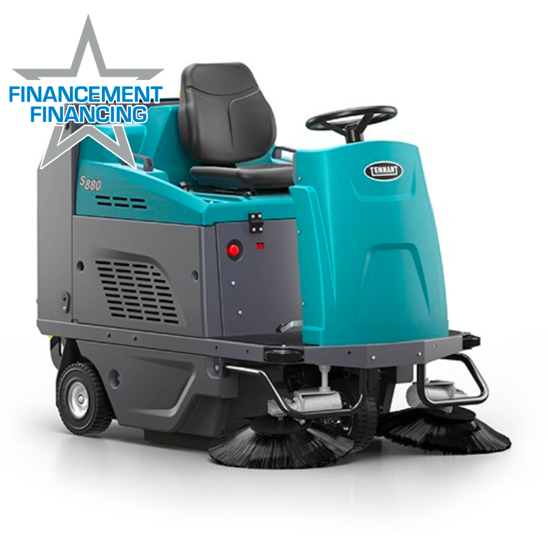 Tennant - Balayeuse autoportée compacte S880 à batterie sans fumée