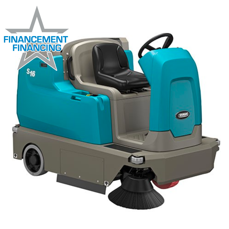 Tennant - Balai autoporté compact S16 alimenté par batterie