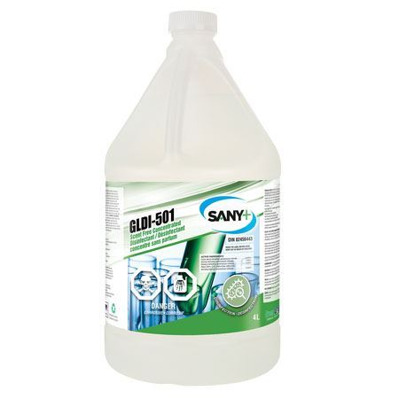 Sany+ GLDI-501 - Nettoyant désinfectant concentré neutre - 4 L