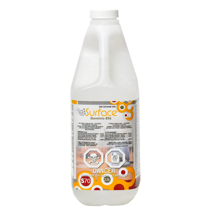 Surface GERMINIX-256 - Nettoyant désinfectant neutre - 4 L