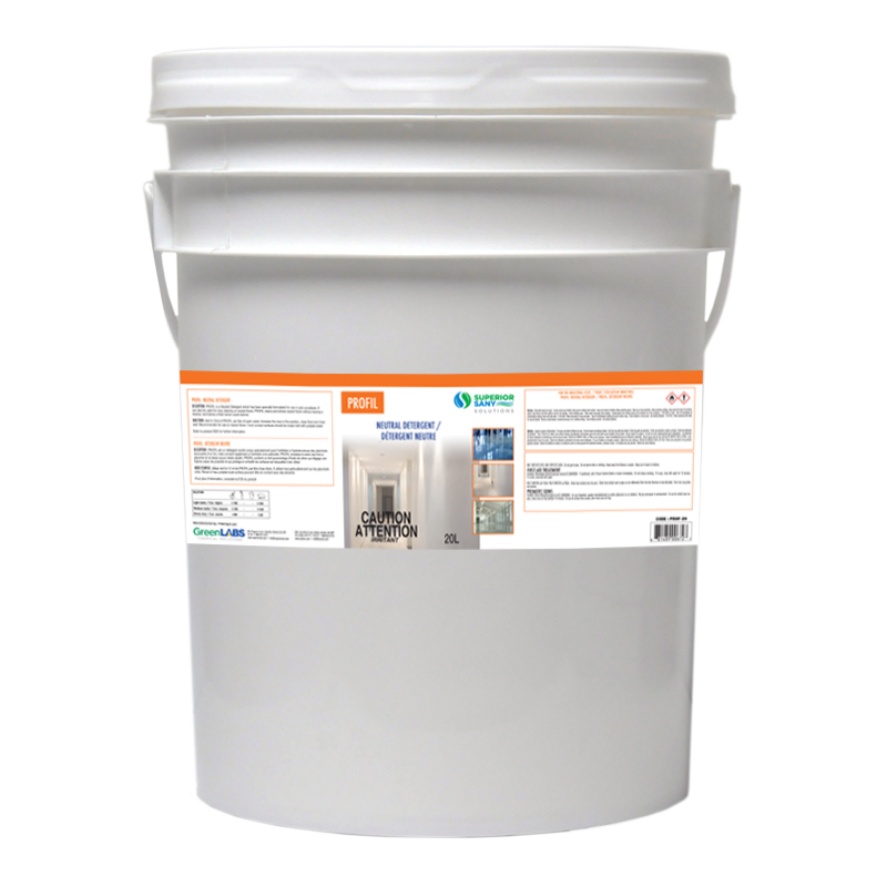 PROFIL – Détergent neutre à l’huile de citron – 20 L