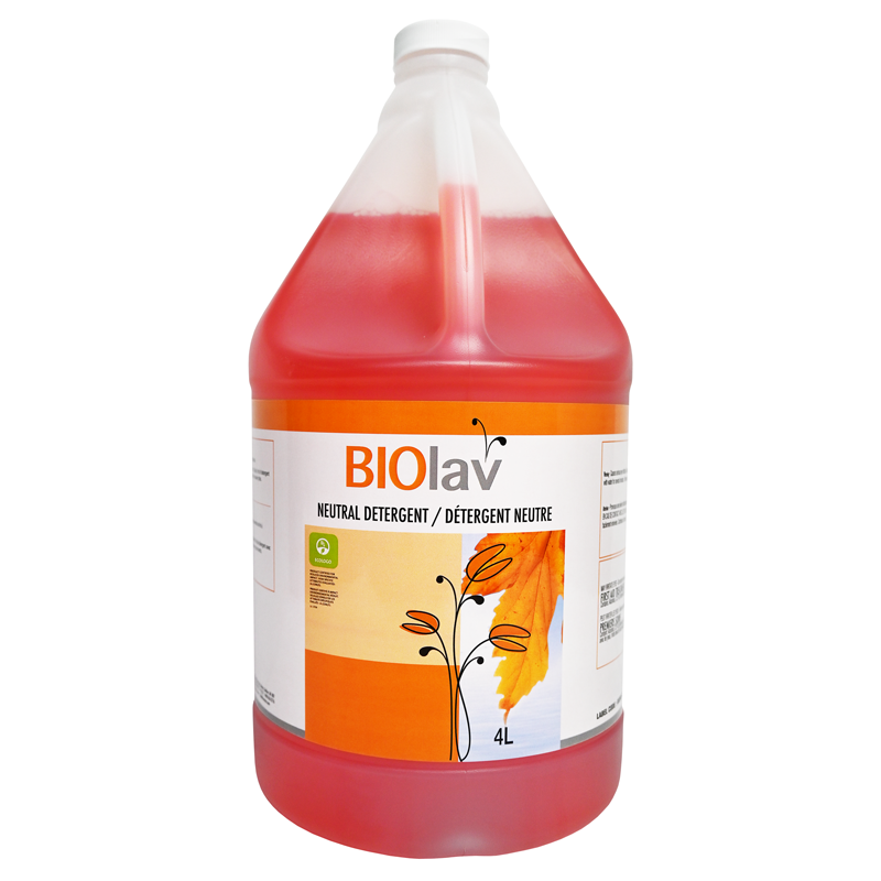 BIOLAV – Détergent neutre 4 L ÉcoLogo