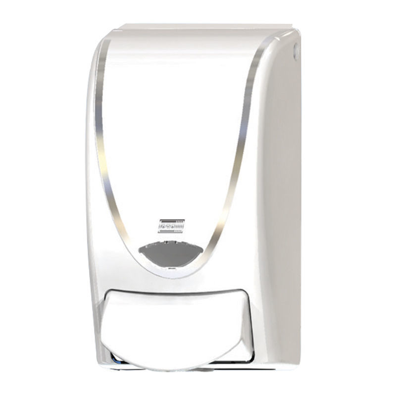 Distributeur de savon à bouton blanc – 1 L