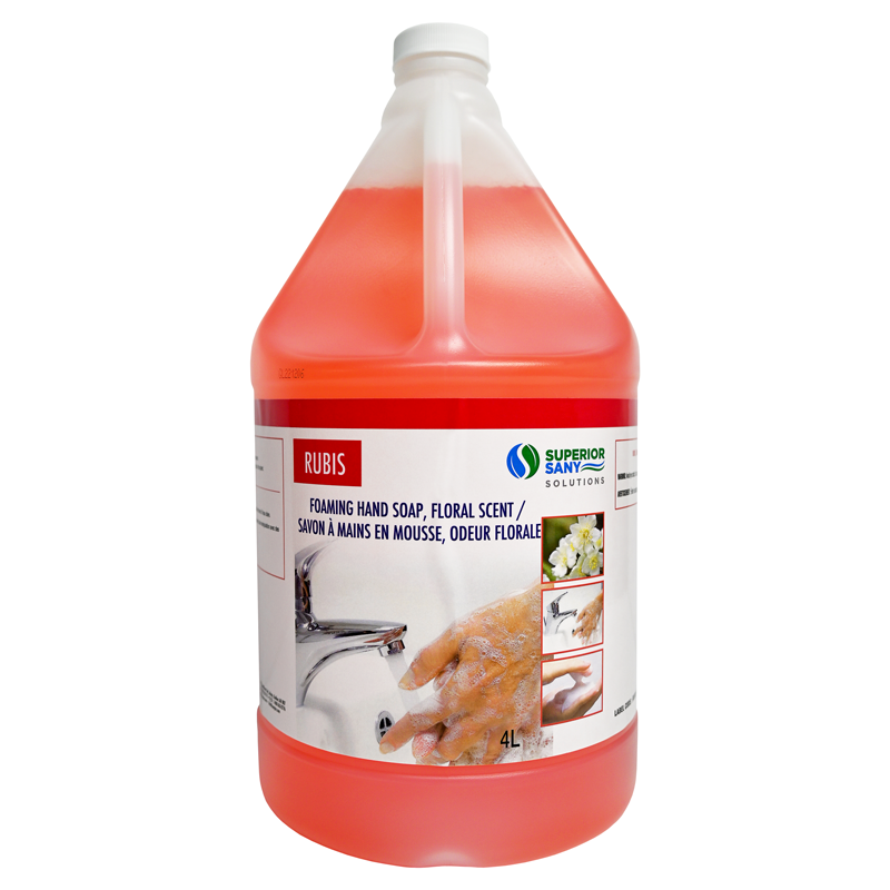 RUBIS – Savon à mains en mousse – 4 L