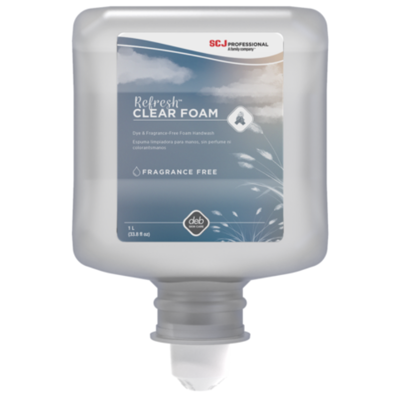 REFRESH Clear Foam – Savon à mains mousse 1 L sans parfum