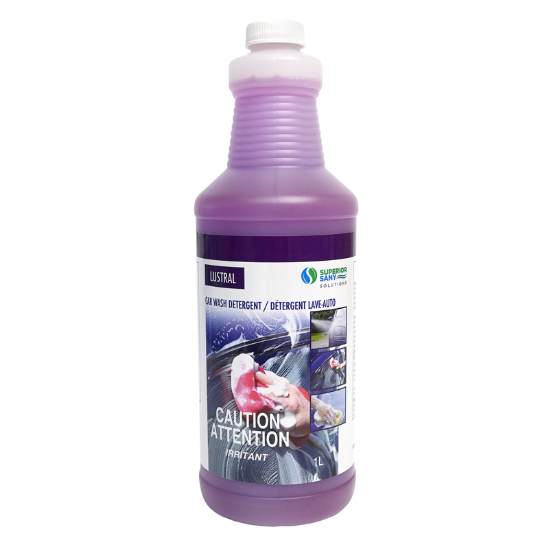 LUSTRAL – Détergent cirant pour véhicules – 1 L