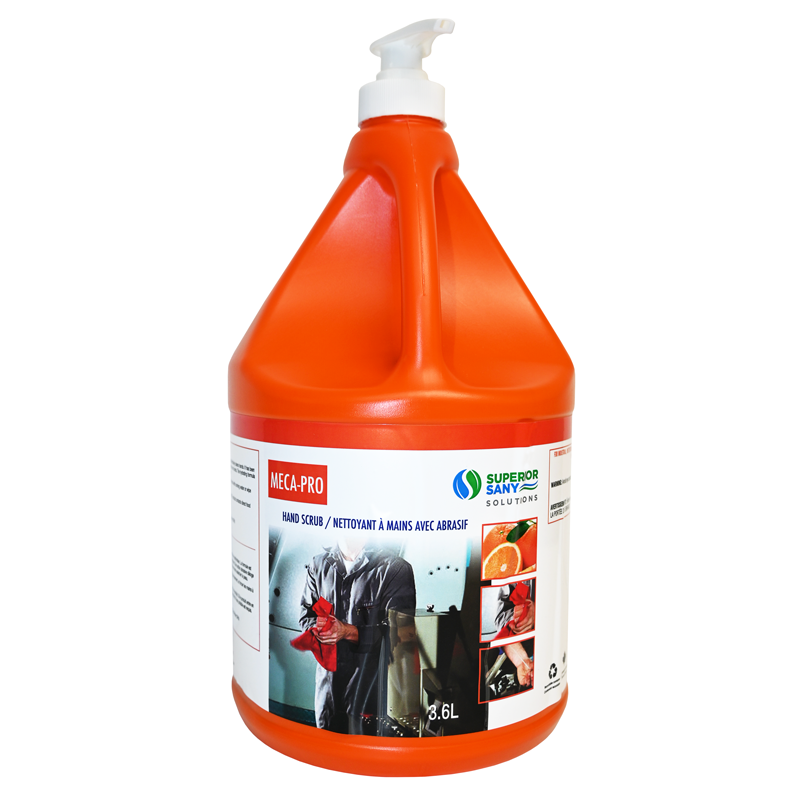 MÉCA-PRO – Nettoyant à mains abrasif hydratant – 3,6 L