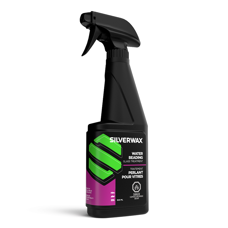 SILVERWAX – Traitement perlant hydrophobe pour vitres – 500 mL
