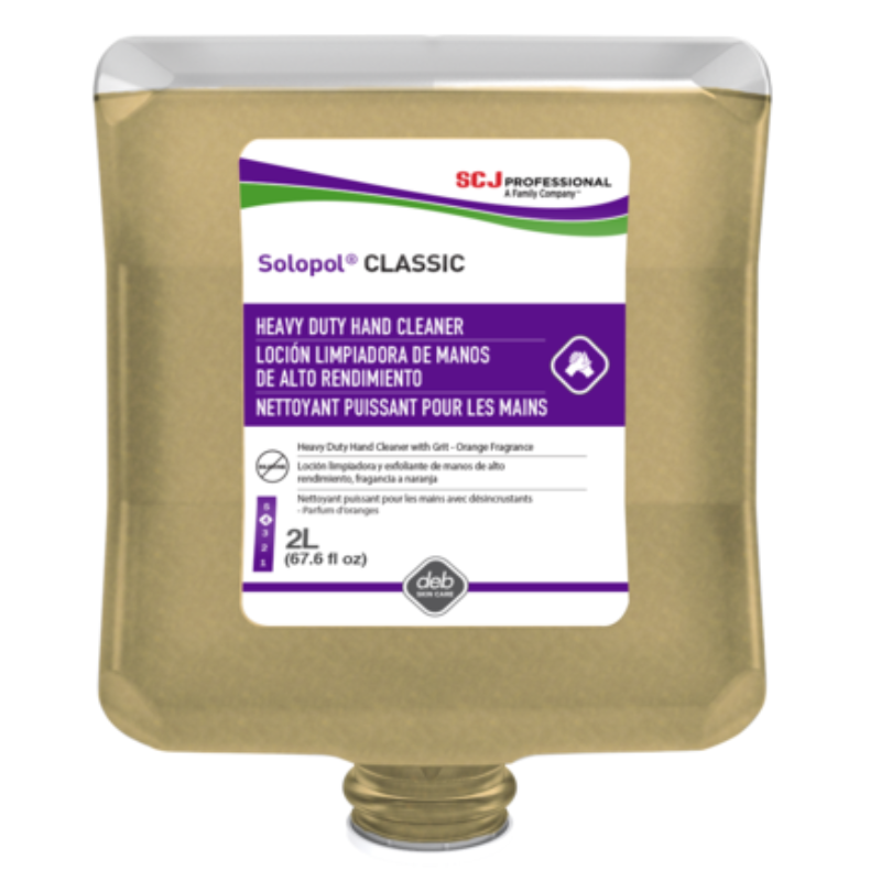 SOLOPOL CLASSIC – Nettoyant en pâte mains sans solvant – 2 L