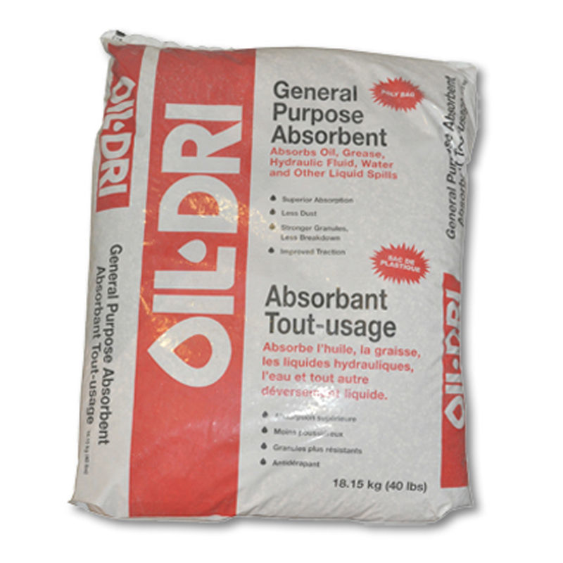 Absorbant tout-usage granulé – 40 lbs