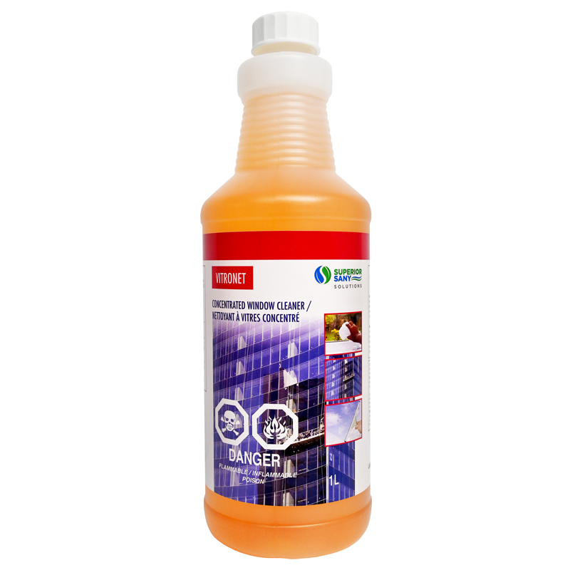 VITRONET – Nettoyant à vitre concentré 1 L