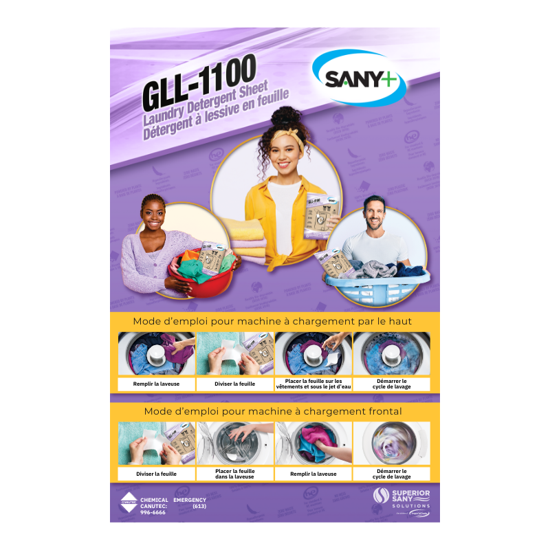 Charte murale Sany+ GLL-1100