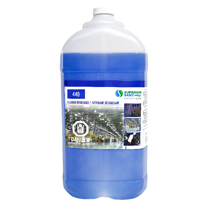 440 – Nettoyant Dégraissant Puissant 10 L