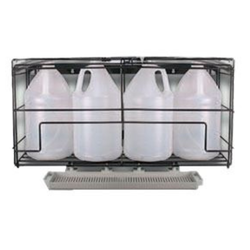 Cage en métal noir pour contenants 4 L