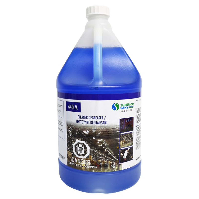 440-M – Nettoyant Dégraissant Puissant 4 L