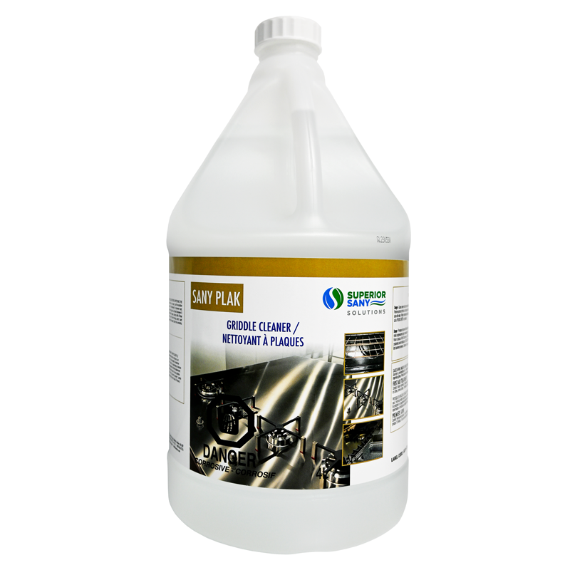 SANY PLAK Nettoyant à Plaque 4L – Dégraissant pour Grill et Friteuse