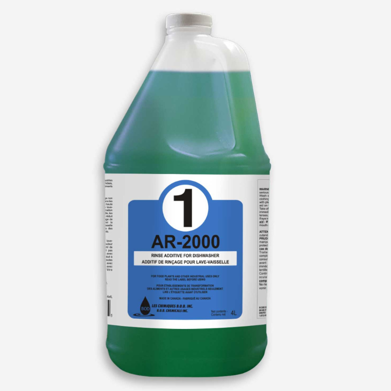 Additif de Rinçage AR-2000 – Finition Brillante et Séchage Express