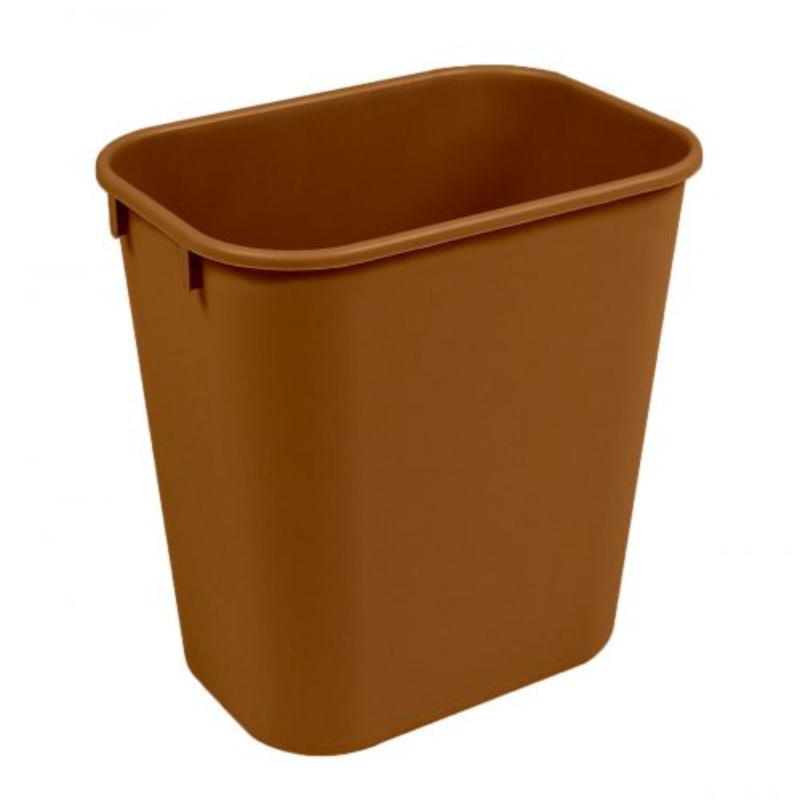 Poubelle pour déchets 13 L brune